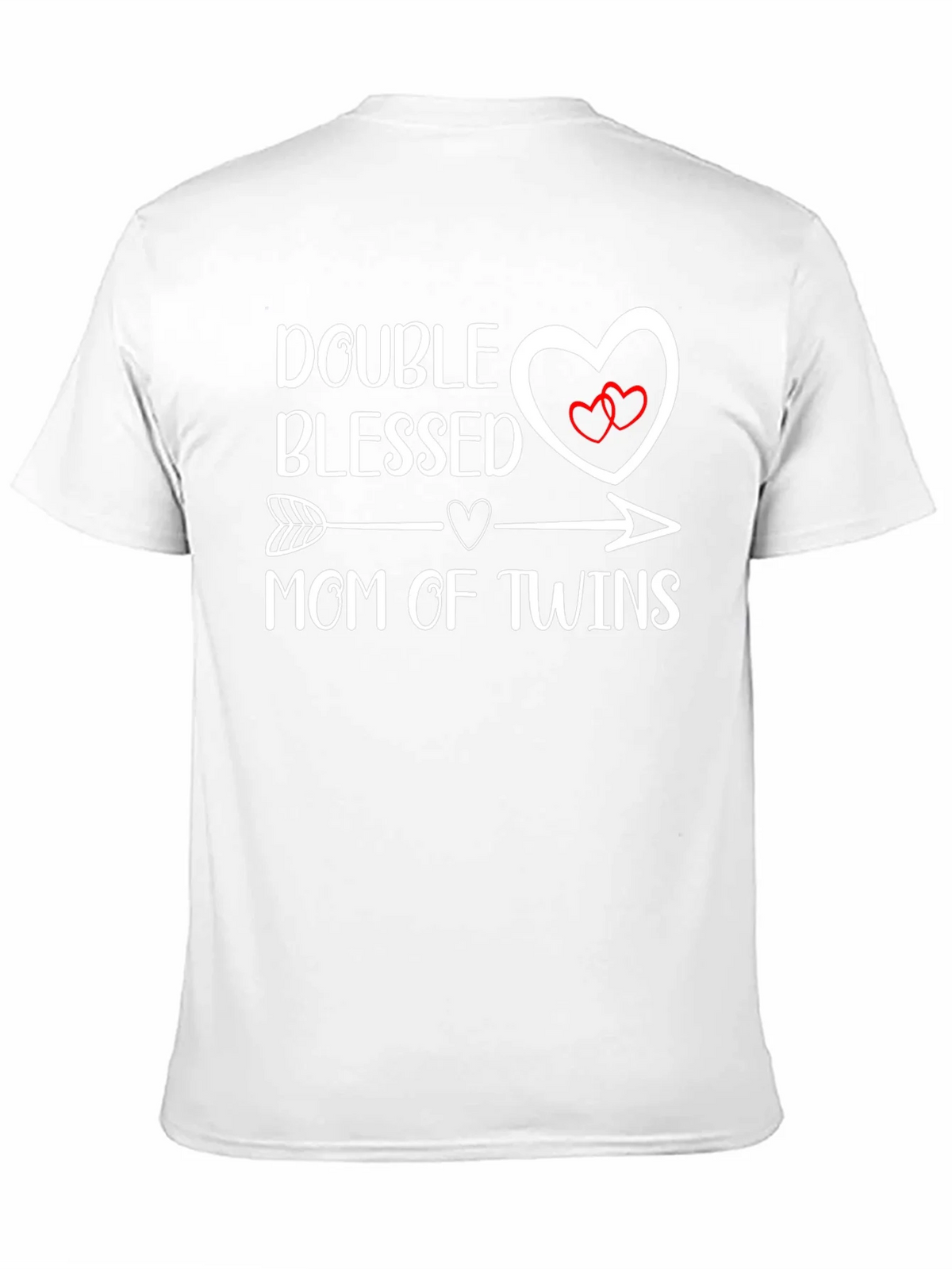 Double Blessed Mom of Twins Graphic T-Shirt product image 6
