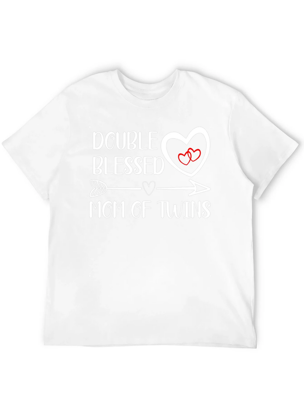 Double Blessed Mom of Twins Graphic T-Shirt product image 7