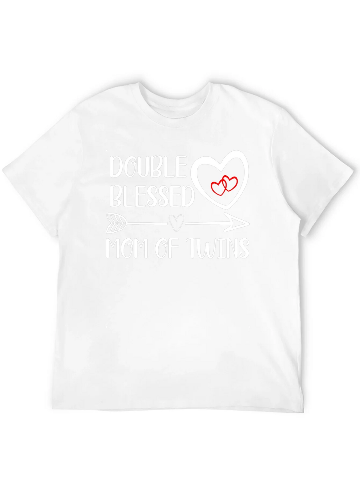 Double Blessed Mom of Twins Graphic T-Shirt product image 7