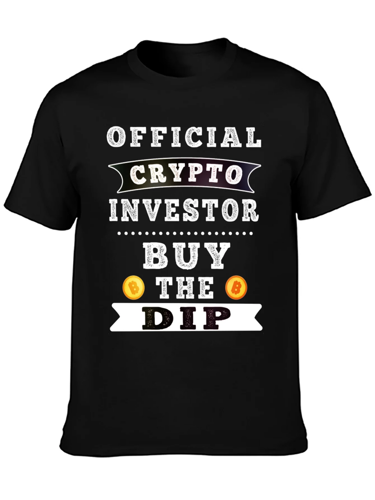 Crypto Investor Buy the Dip Graphic Tee product image 3