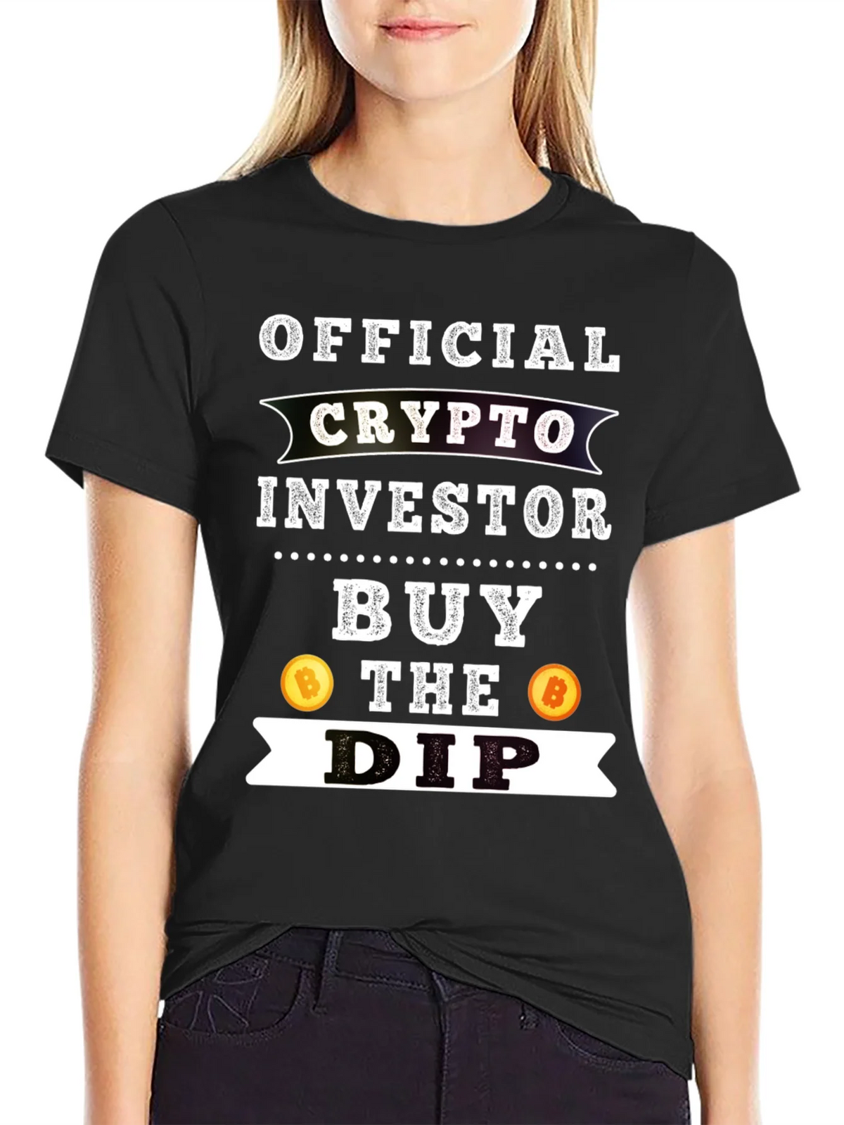 Crypto Investor Buy the Dip Graphic Tee product image 2