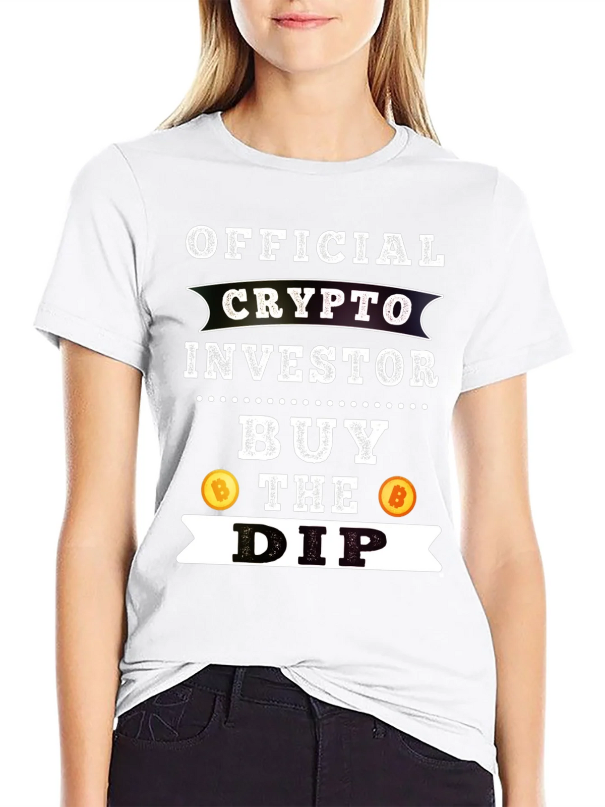 Crypto Investor Buy the Dip Graphic Tee product image 7