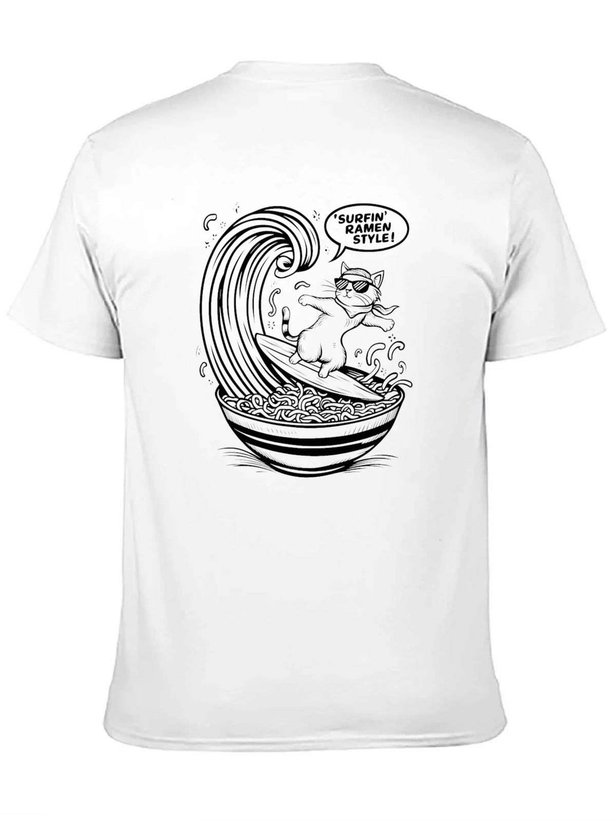 Surfin Ramen Style T-Shirt product image 10