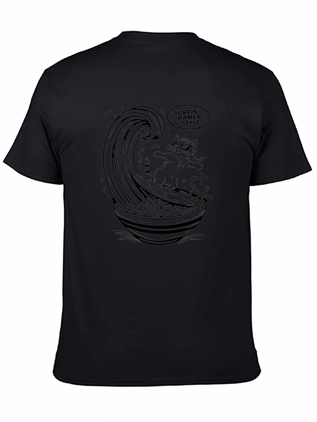 Surfin Ramen Style T-Shirt product image 4