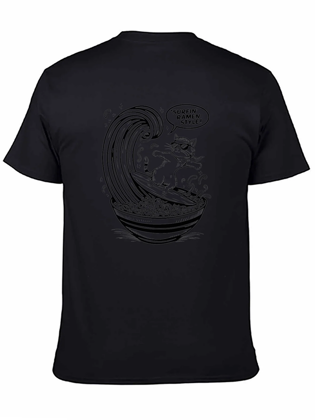 Surfin Ramen Style T-Shirt product image 4