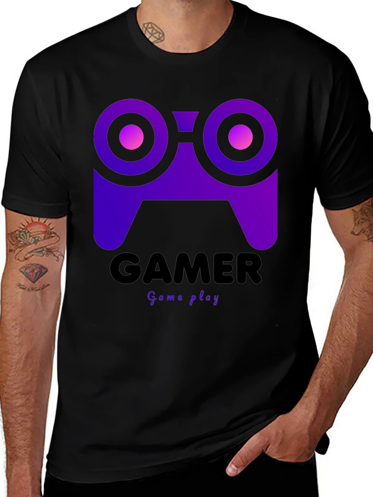 Gamer Graphic Tee - Game Play Design product image 1