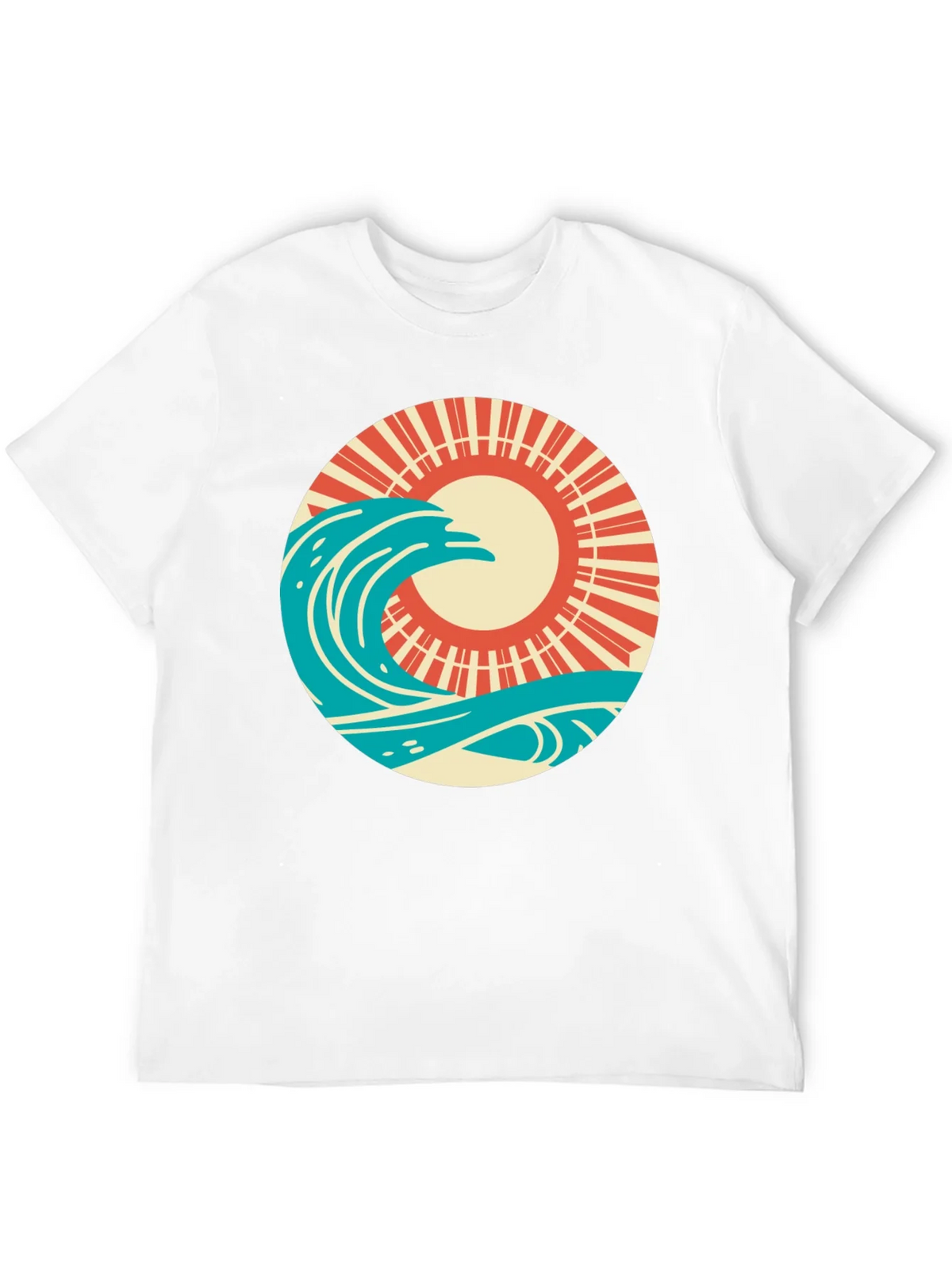Retro Wave and Sun Graphic T-Shirt product image 11
