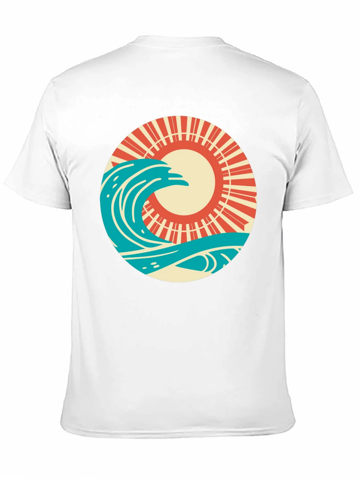 Retro Wave and Sun Graphic T-Shirt product image 10