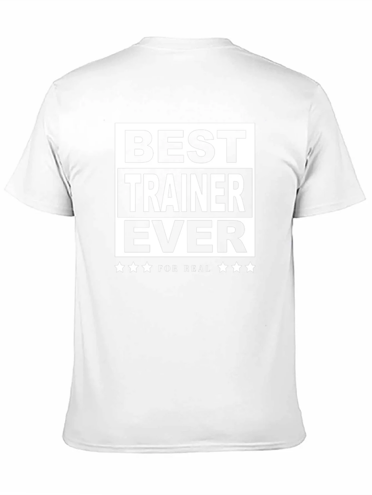 Best Trainer Ever T-Shirt - Black Cotton Tee product image 10