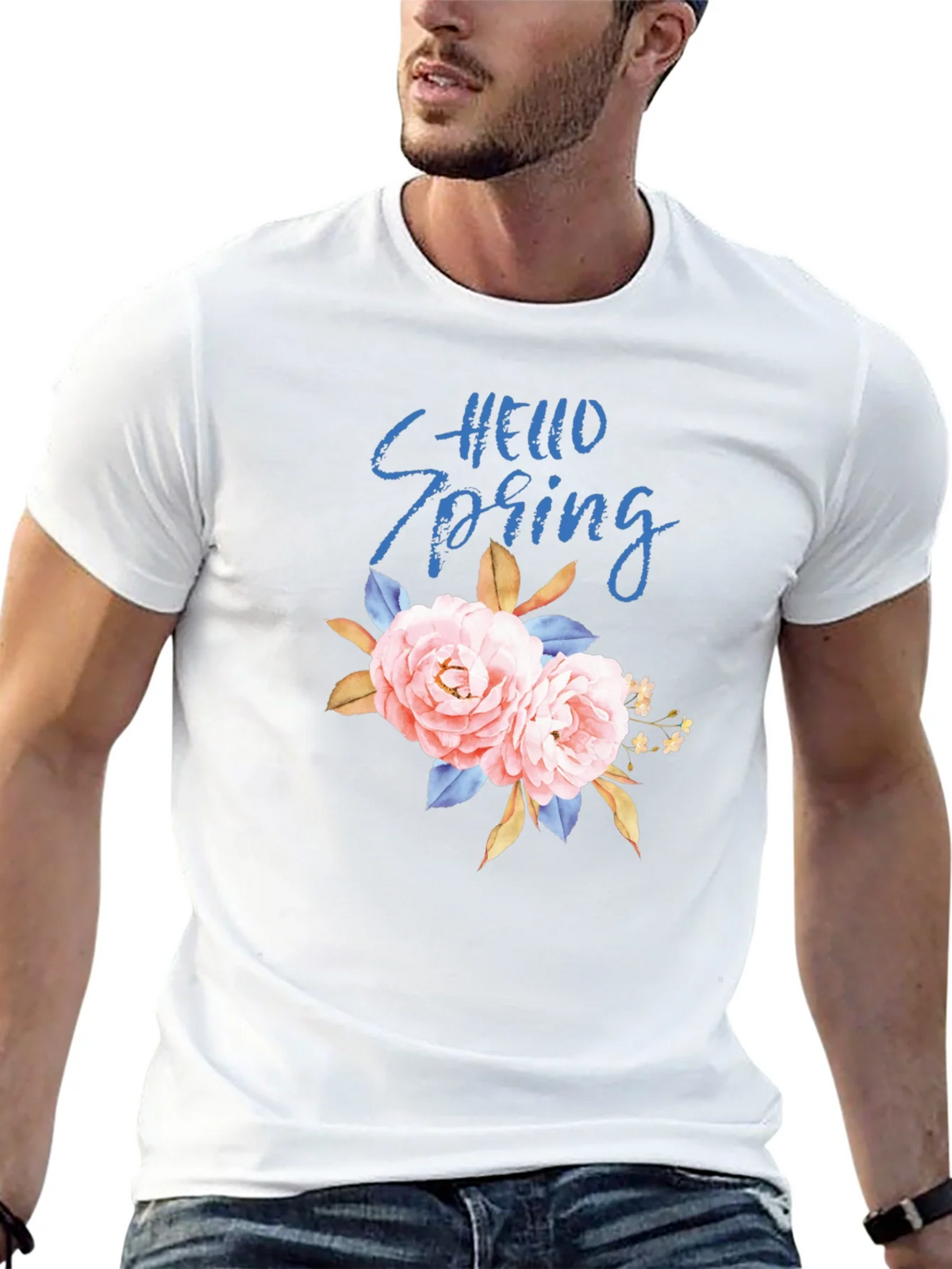 Hello Spring Floral Graphic Tee product image 12