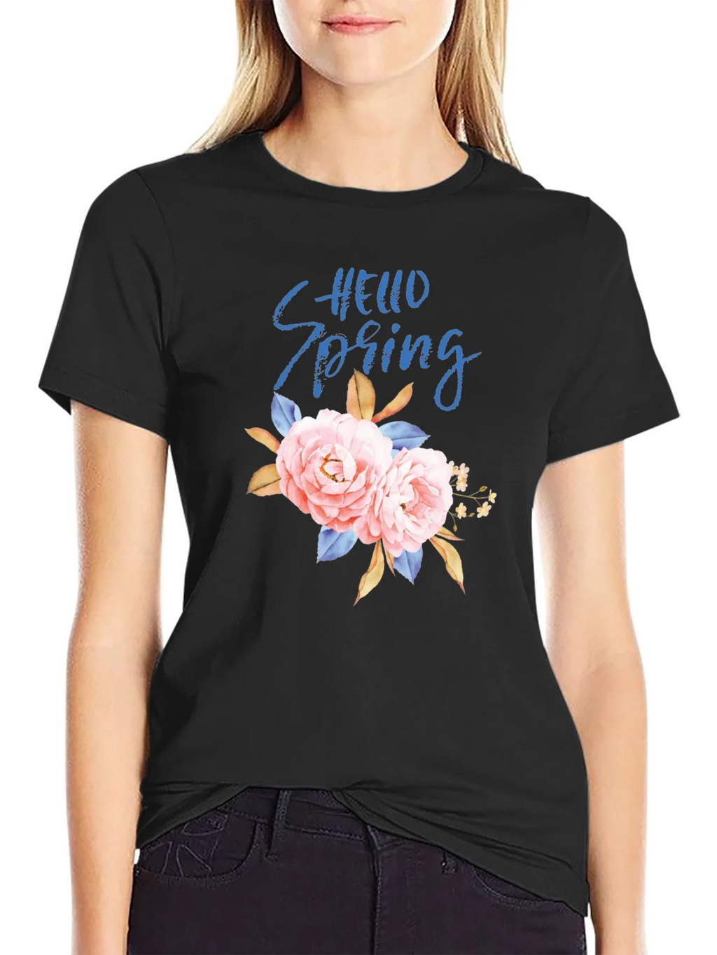 Hello Spring Floral Graphic Tee product image 2