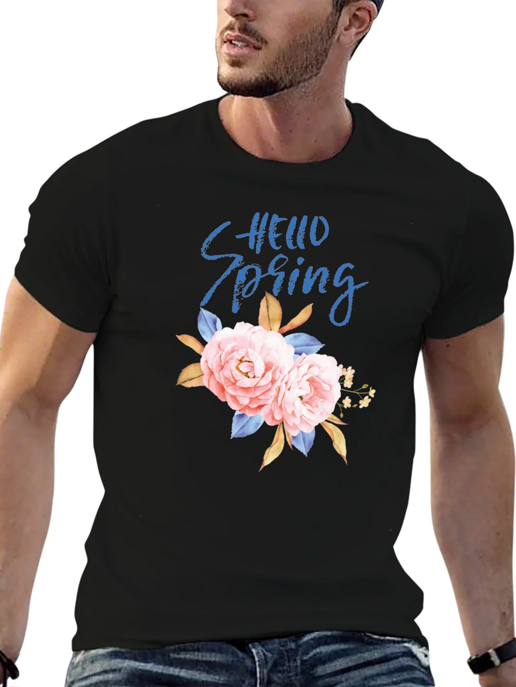 Hello Spring Floral Graphic Tee product image 6