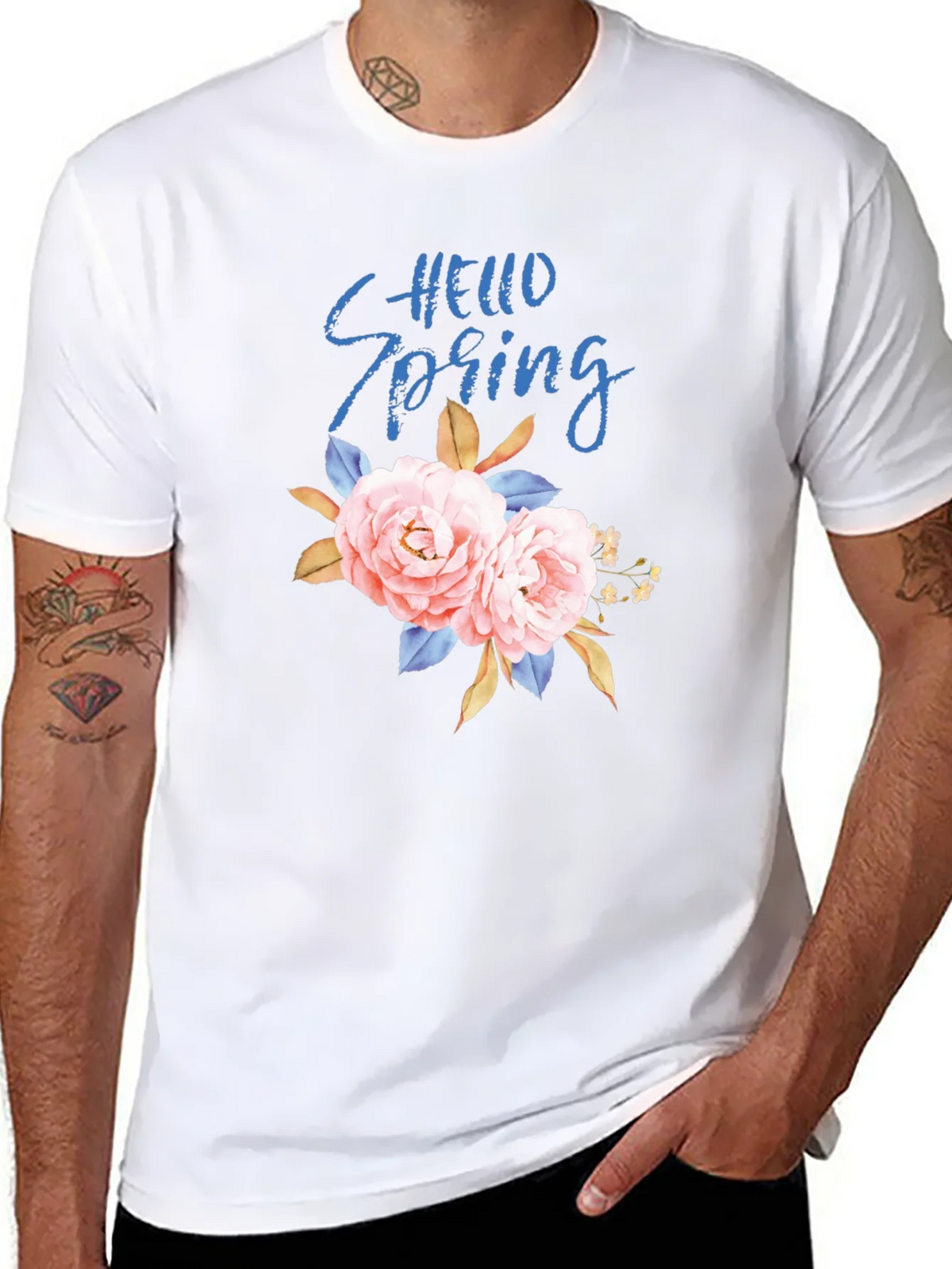 Hello Spring Floral Graphic Tee product image 7