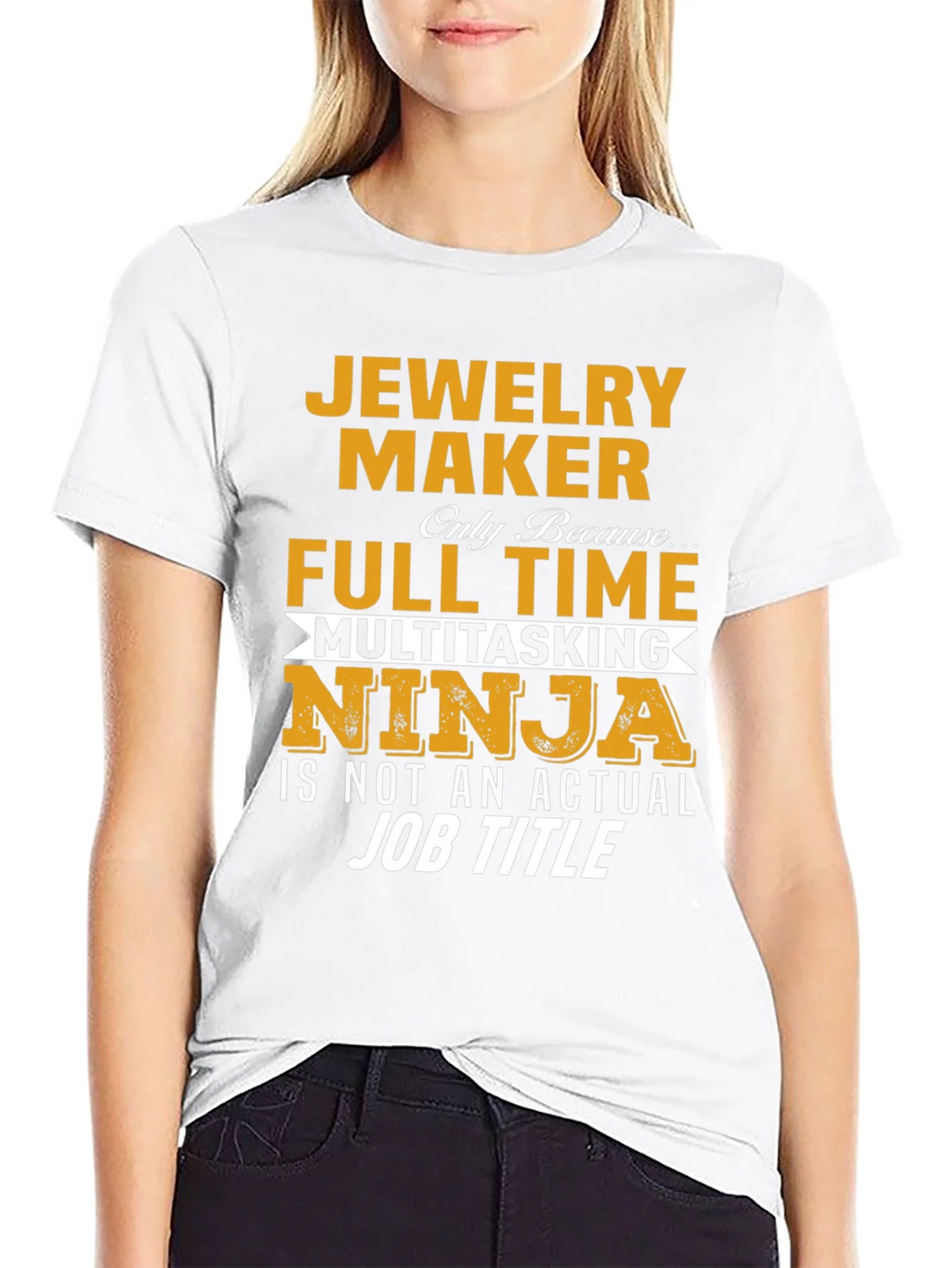 Jewelry Maker Full Time Multitasking Ninja T-Shirt