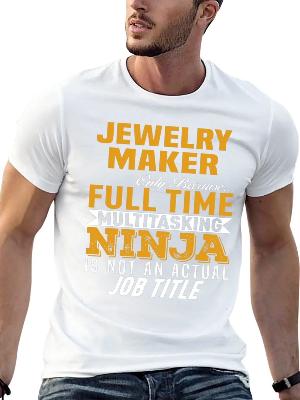 Jewelry Maker Full Time Multitasking Ninja T-Shirt