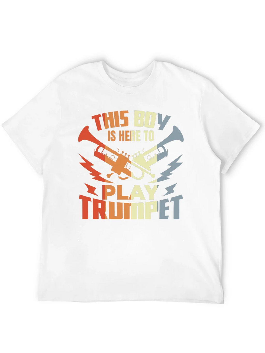 This Boy Plays Trumpet T-Shirt - Retro Music Tee product image 5