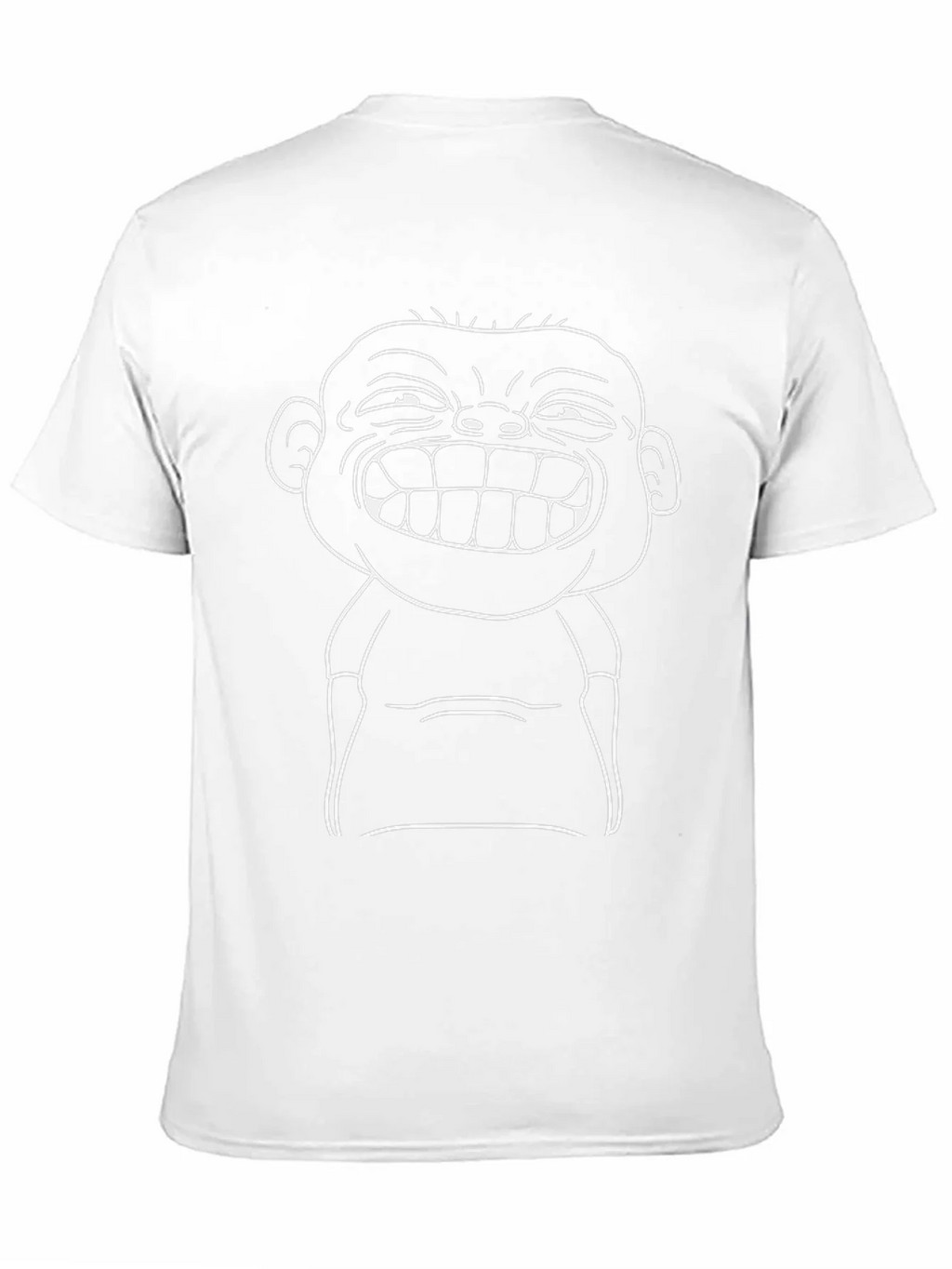 Funny Cartoon Graphic Print Black T-Shirt product image 10