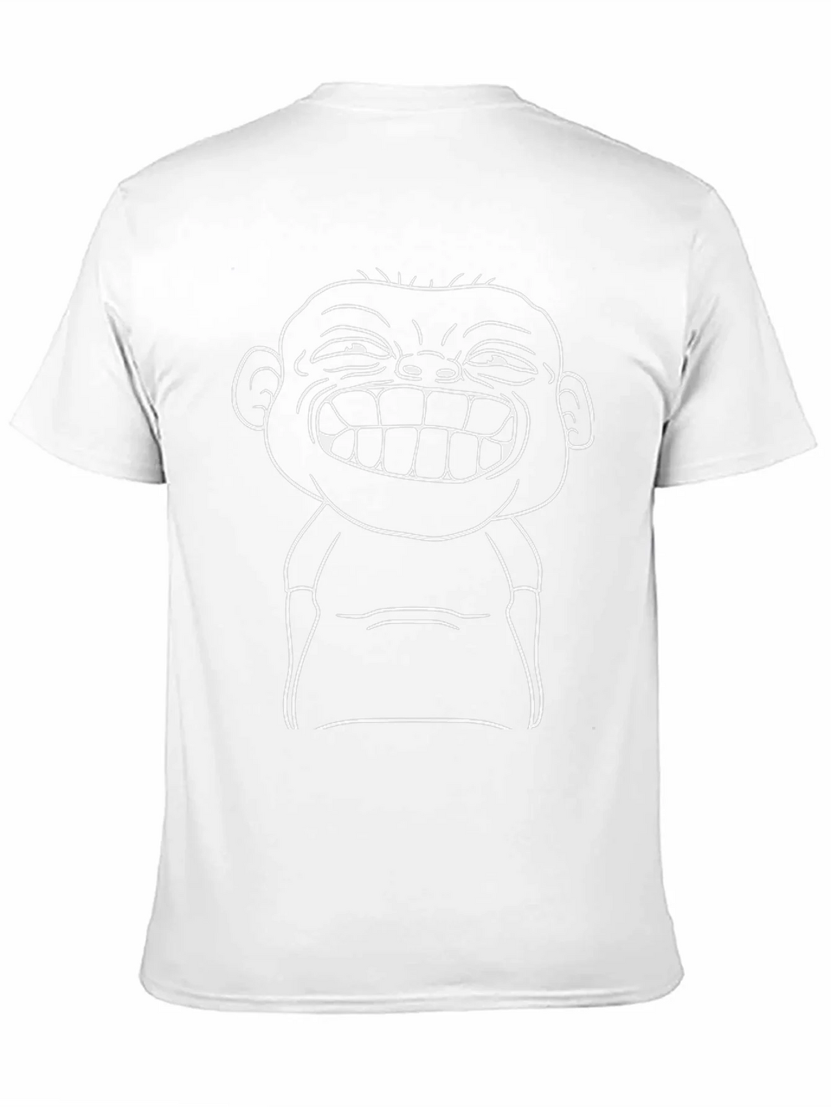 Funny Cartoon Graphic Print Black T-Shirt product image 10