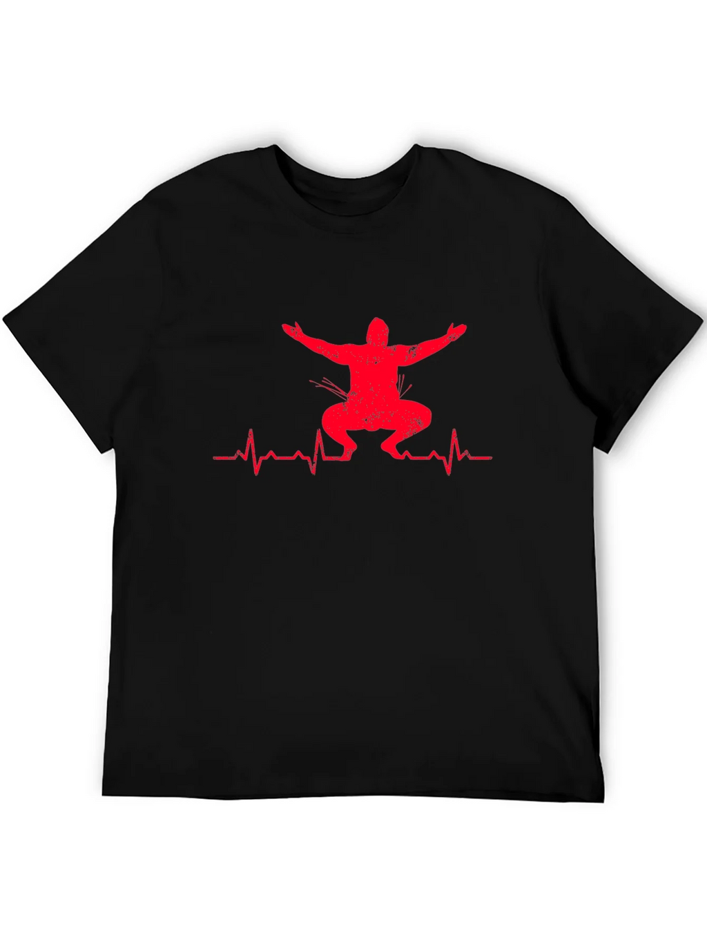 Squat Heartbeat Graphic T-Shirt - Fitness Apparel product image 5