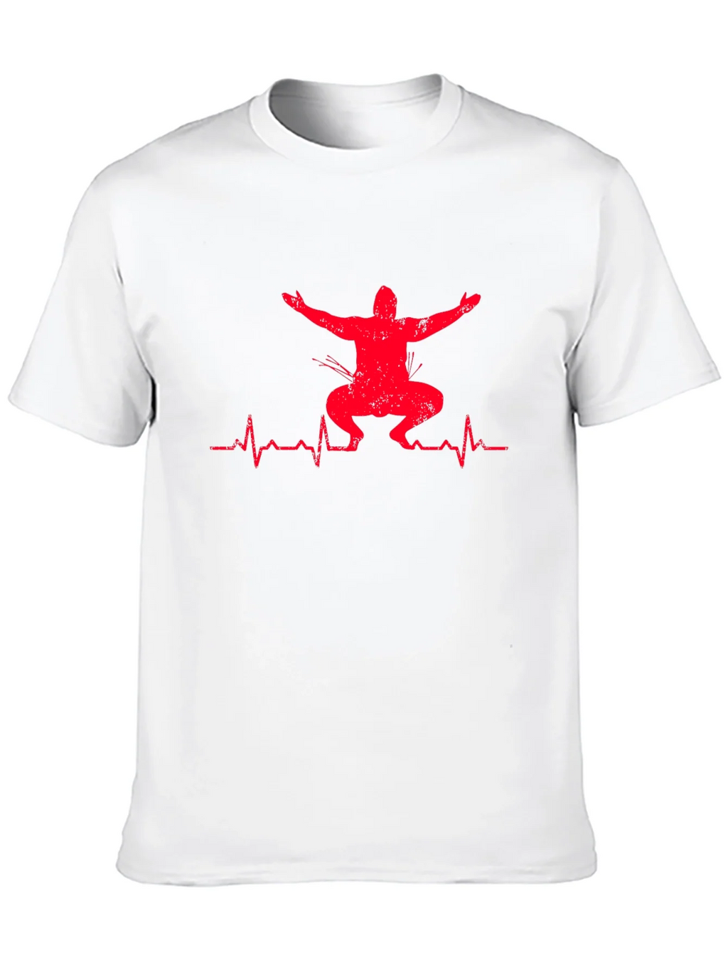 Squat Heartbeat Graphic T-Shirt - Fitness Apparel product image 9