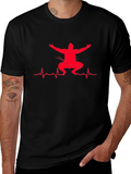 Squat Heartbeat Graphic T-Shirt - Fitness Apparel product image 1