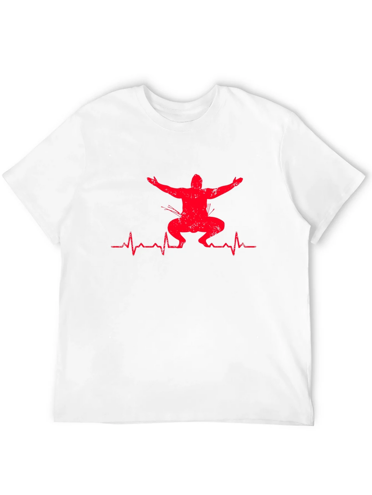 Squat Heartbeat Graphic T-Shirt - Fitness Apparel product image 11
