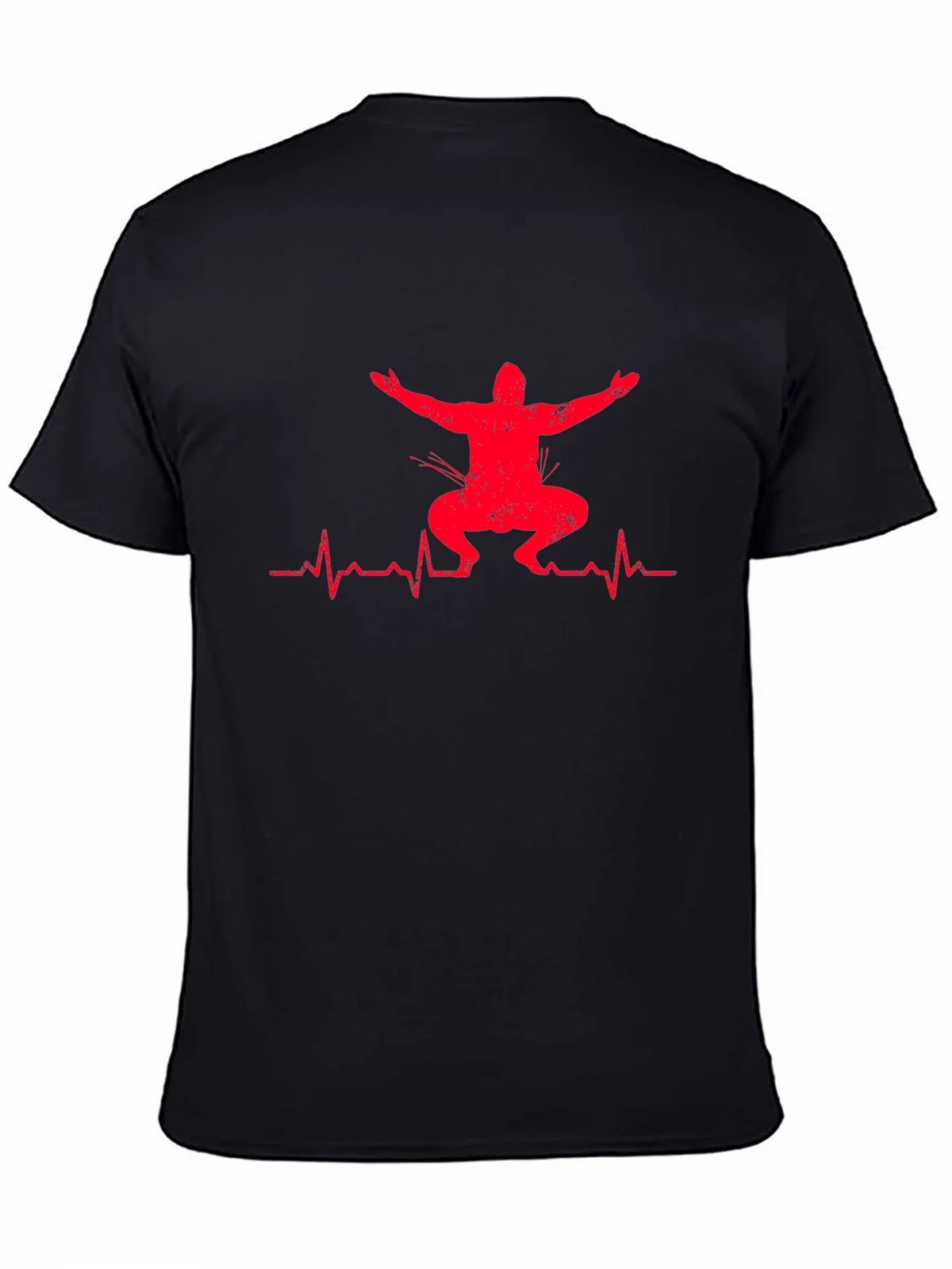 Squat Heartbeat Graphic T-Shirt - Fitness Apparel product image 4