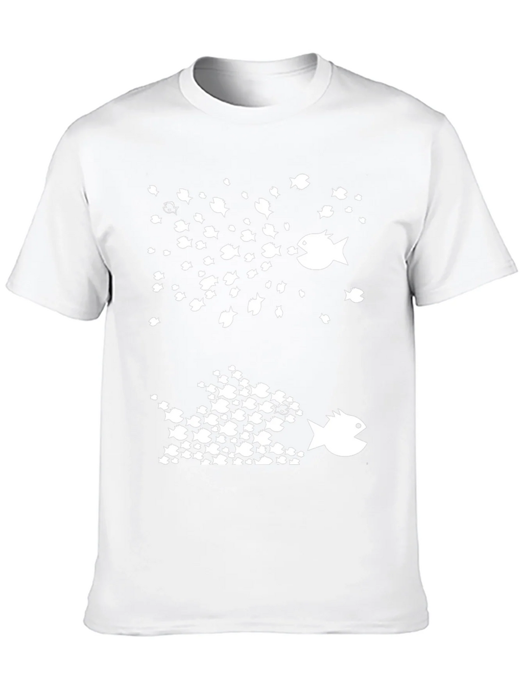 Fish Eat Graphic Tee - Black Cotton T-Shirt product image 9