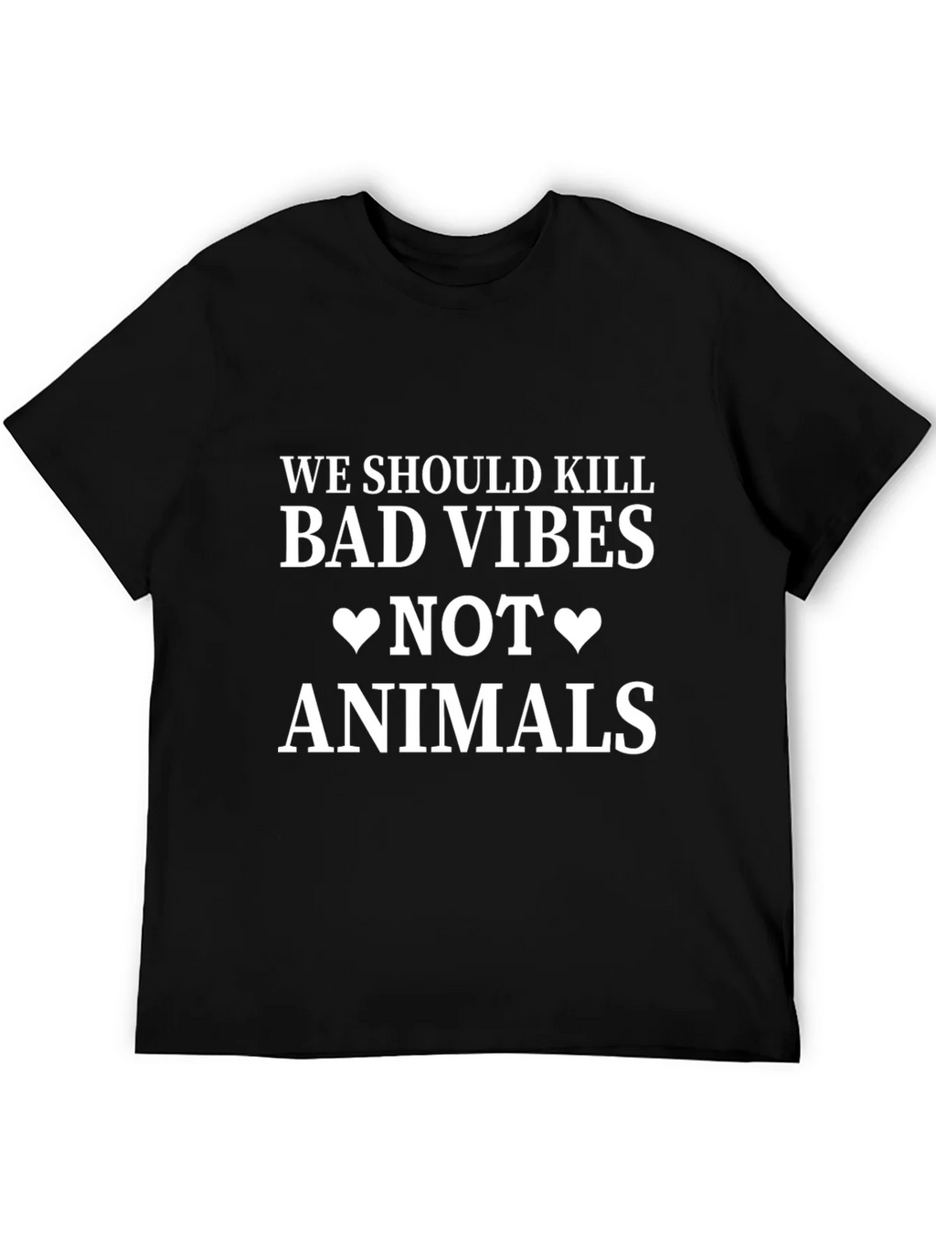 Kill Bad Vibes Black Graphic Tee product image 5