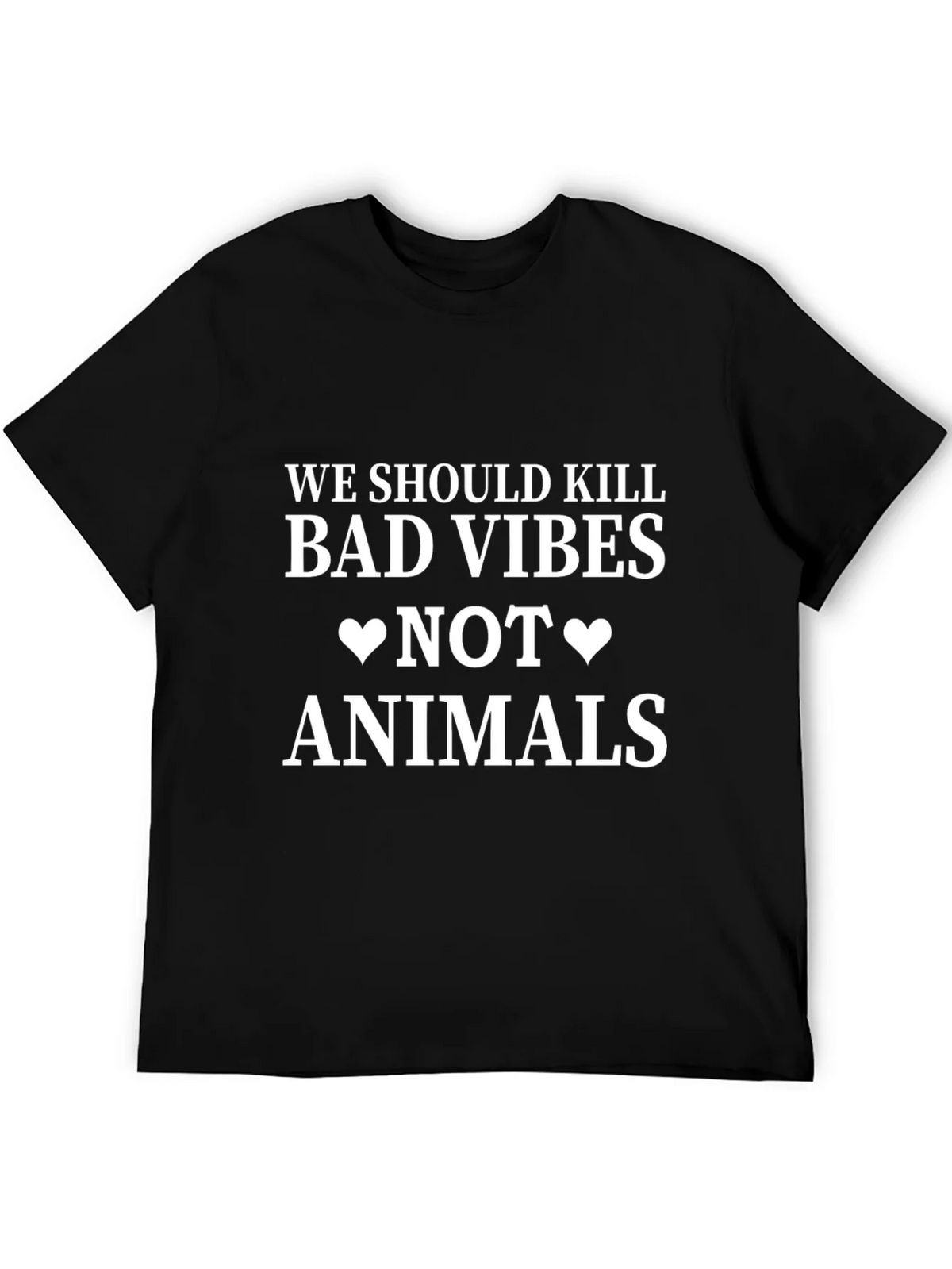 Kill Bad Vibes Black Graphic Tee product image 5