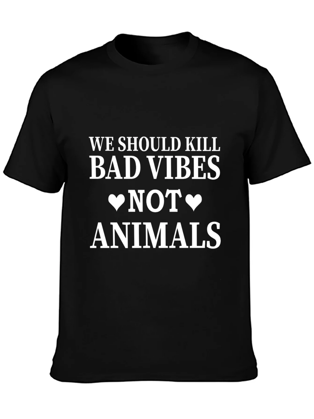 Kill Bad Vibes Black Graphic Tee product image 3
