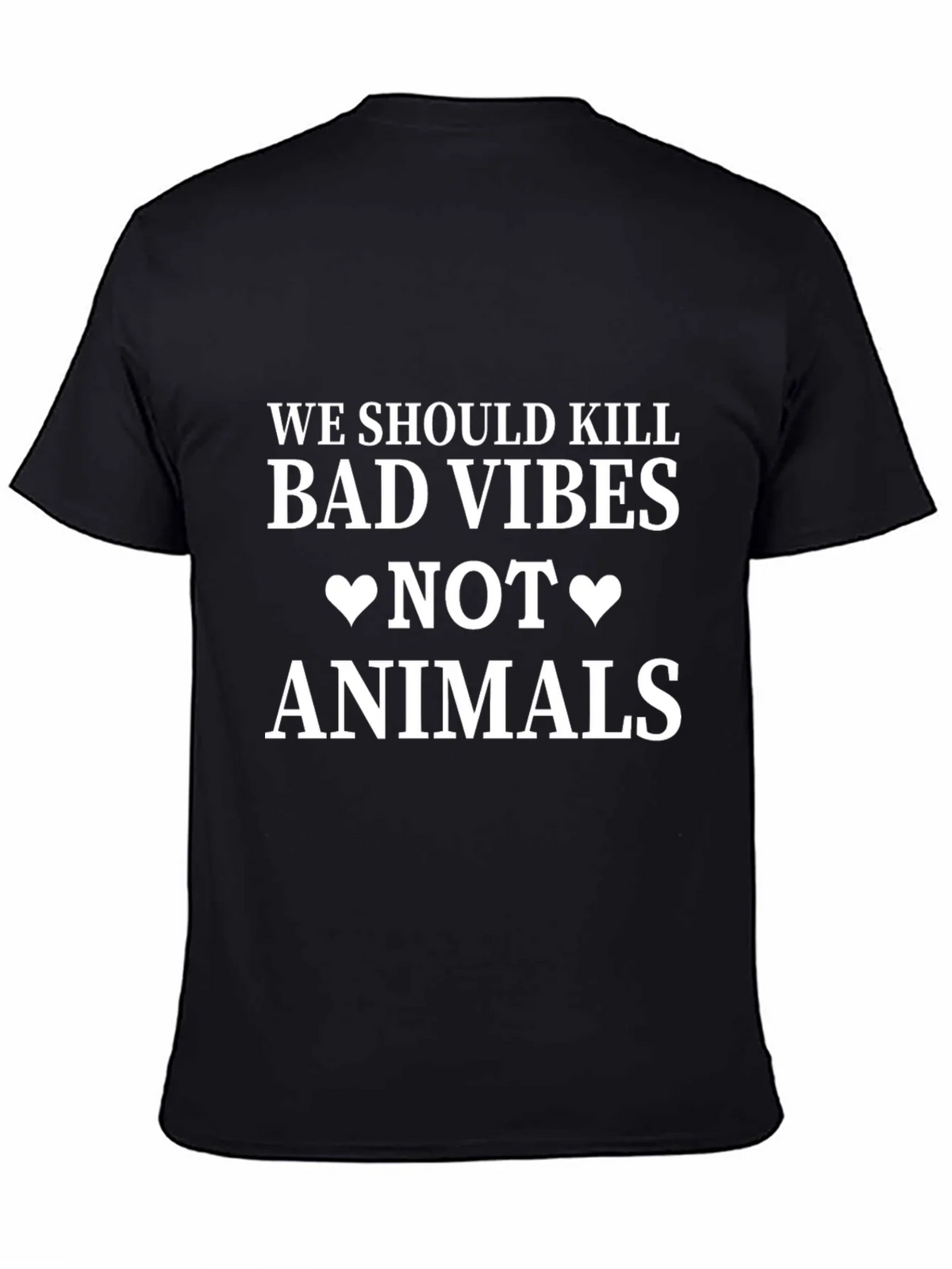 Kill Bad Vibes Black Graphic Tee product image 4