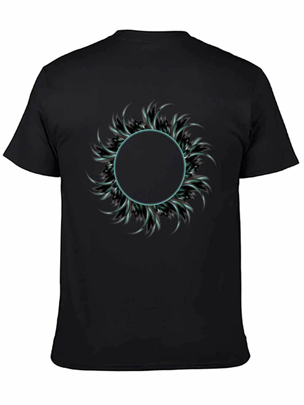 Abstract Circle Graphic Tee - Mens Fashion product image 4