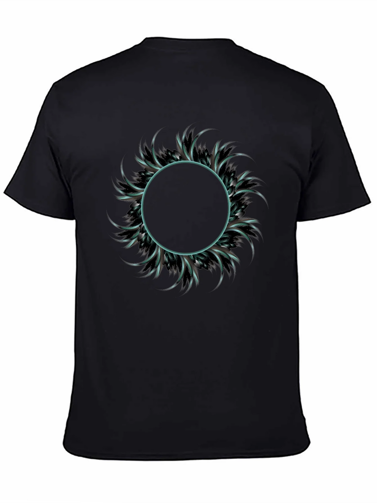 Abstract Circle Graphic Tee - Mens Fashion product image 4