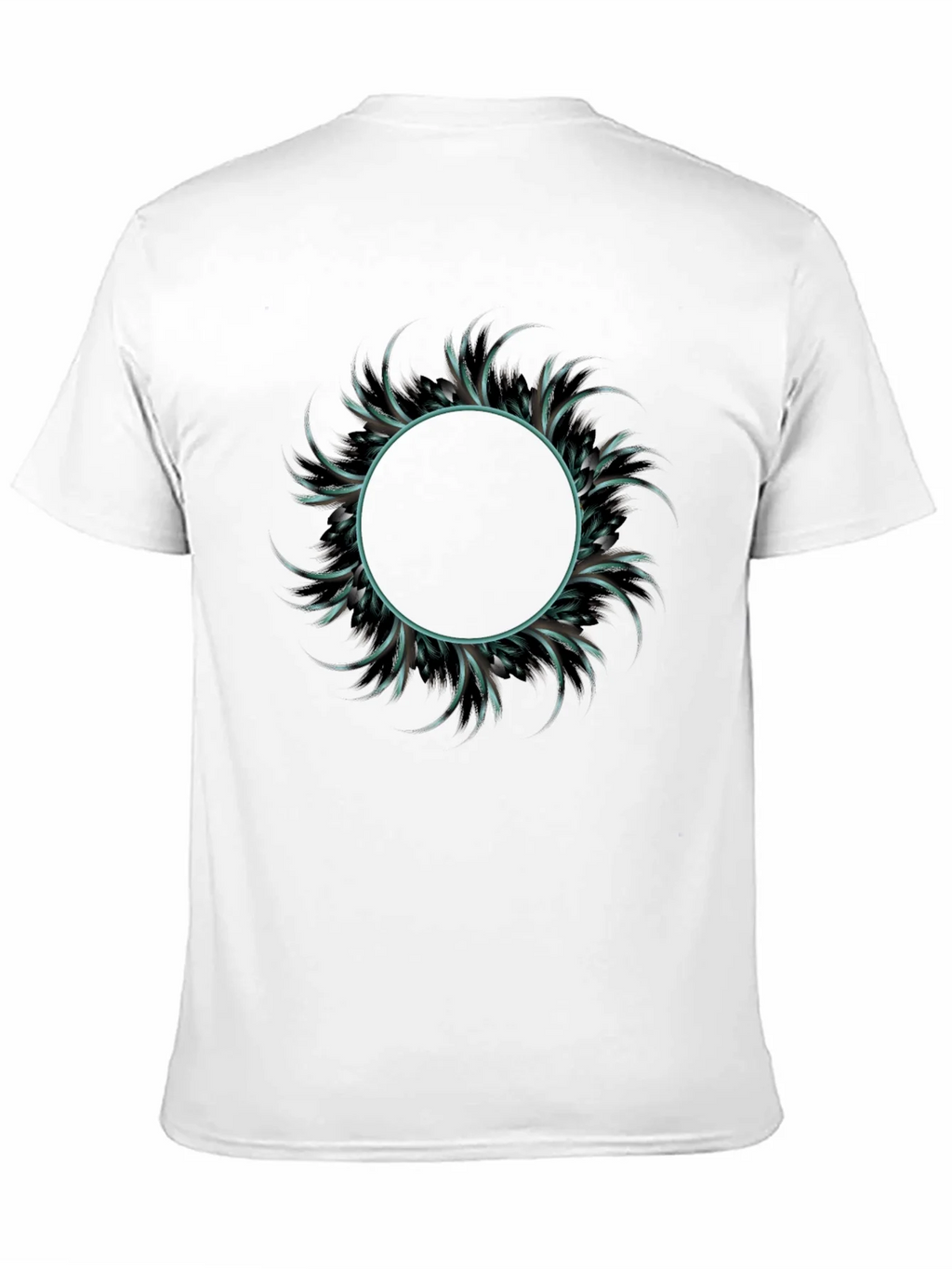 Abstract Circle Graphic Tee - Mens Fashion product image 10