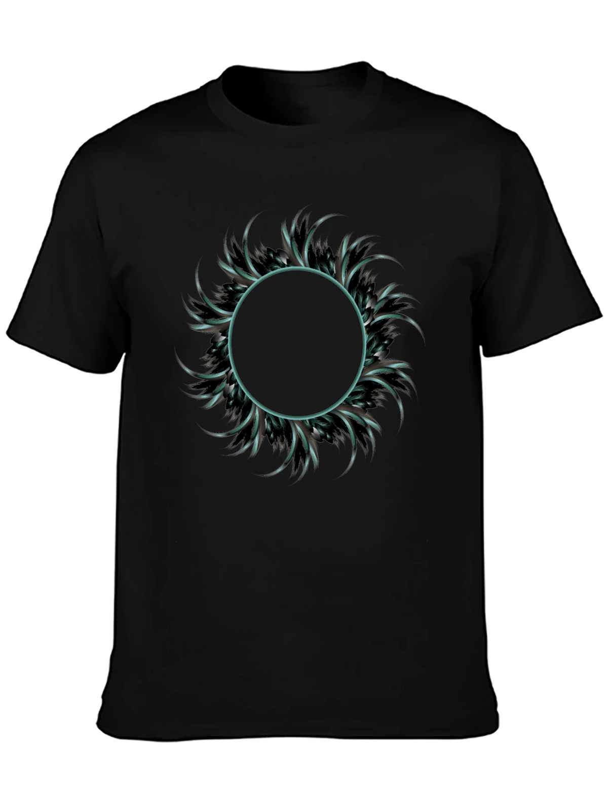 Abstract Circle Graphic Tee - Mens Fashion product image 3