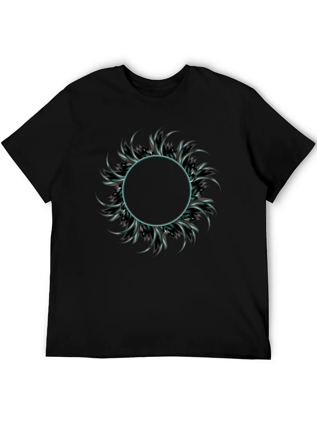 Abstract Circle Graphic Tee - Mens Fashion product image 5
