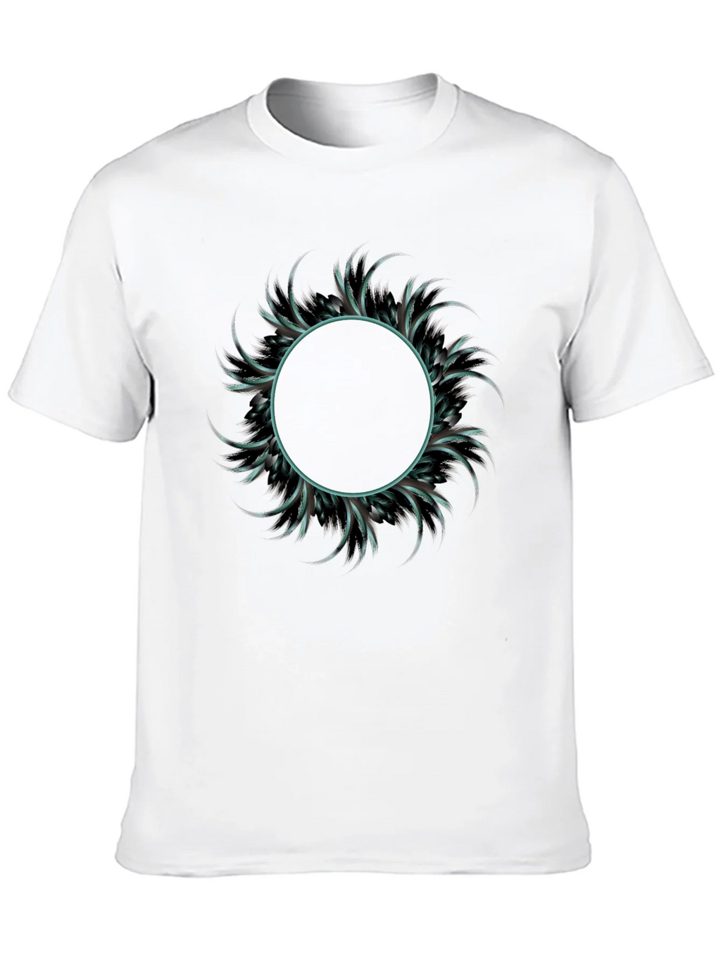 Abstract Circle Graphic Tee - Mens Fashion product image 9