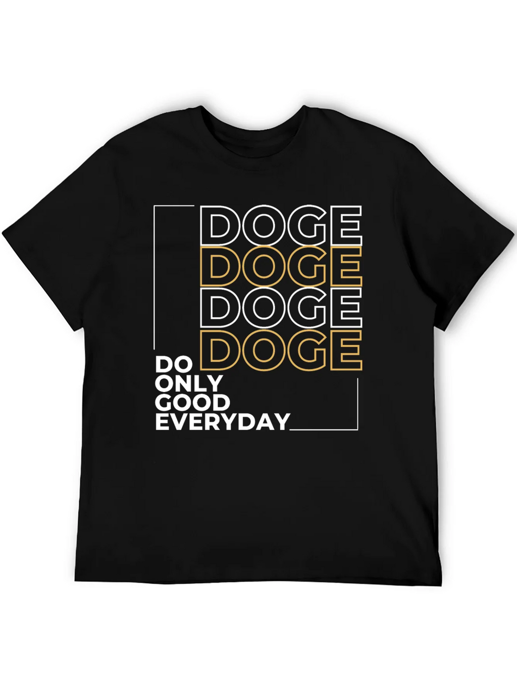 Doge Do Only Good Everyday Graphic Tee product image 5