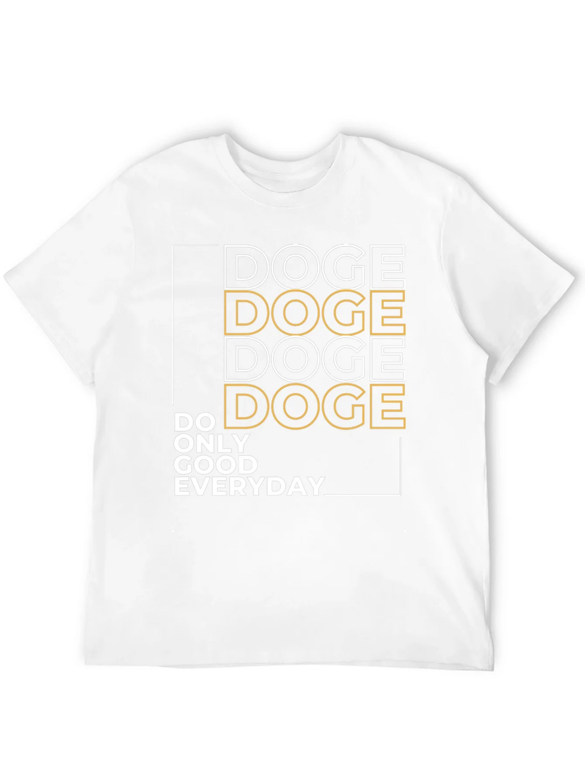 Doge Do Only Good Everyday Graphic Tee product image 11