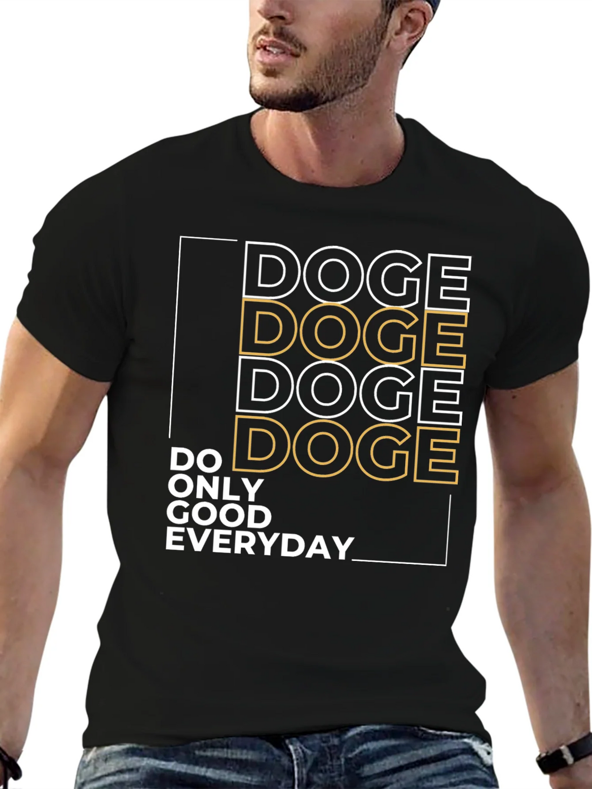 Doge Do Only Good Everyday Graphic Tee product image 6
