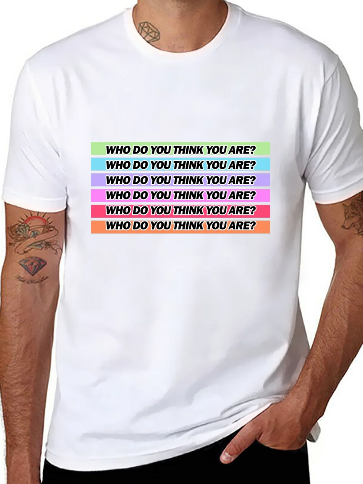 Who Do You Think Are? T-Shirt product image 7