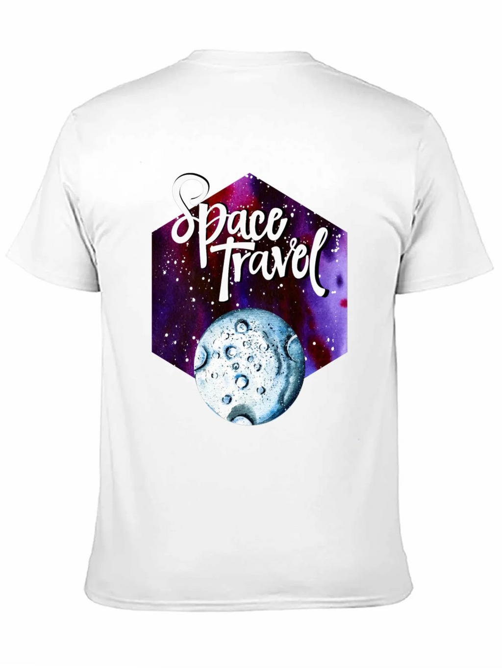 Space Travel Graphic T-Shirt - Black Cotton Tee product image 10