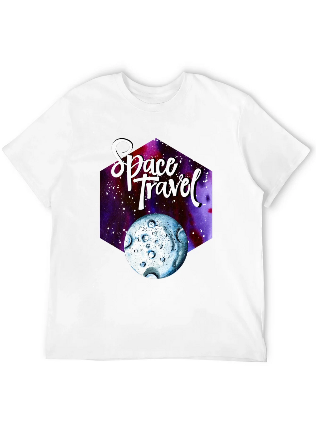 Space Travel Graphic T-Shirt - Black Cotton Tee product image 11
