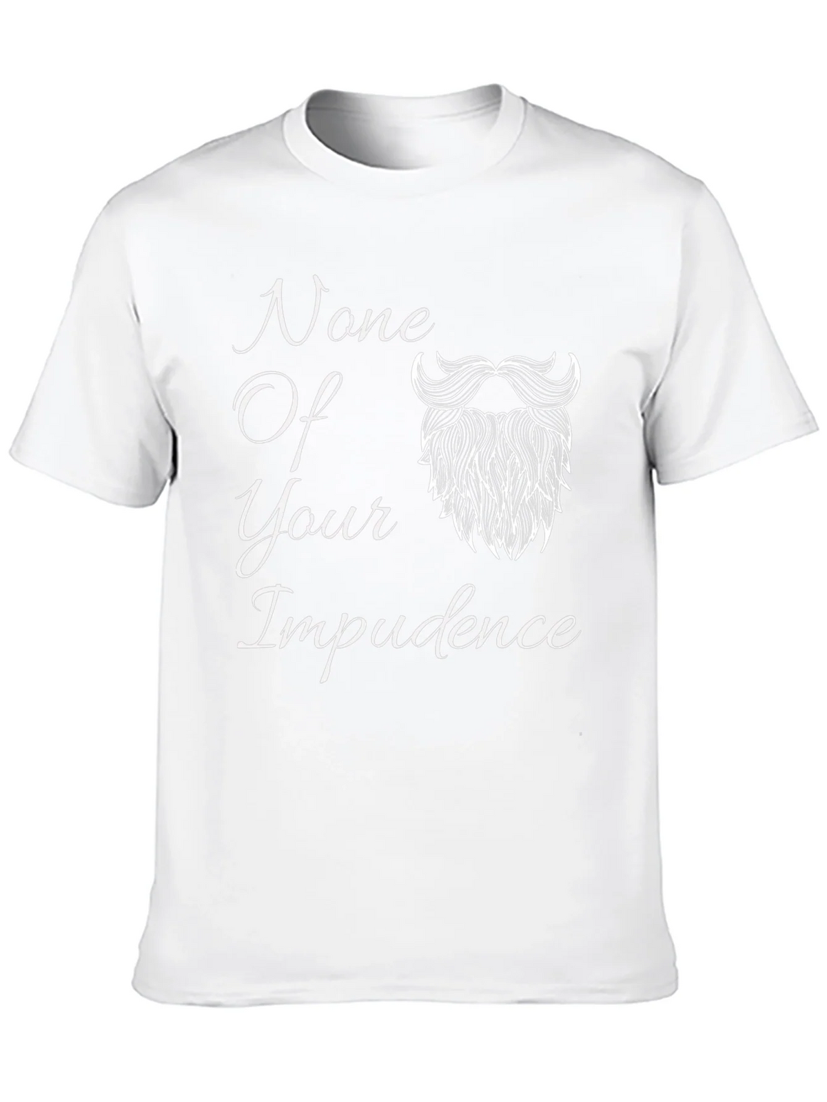 None Of Your Impudence Black T-Shirt product image 9
