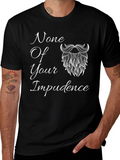 None Of Your Impudence Black T-Shirt product image 1