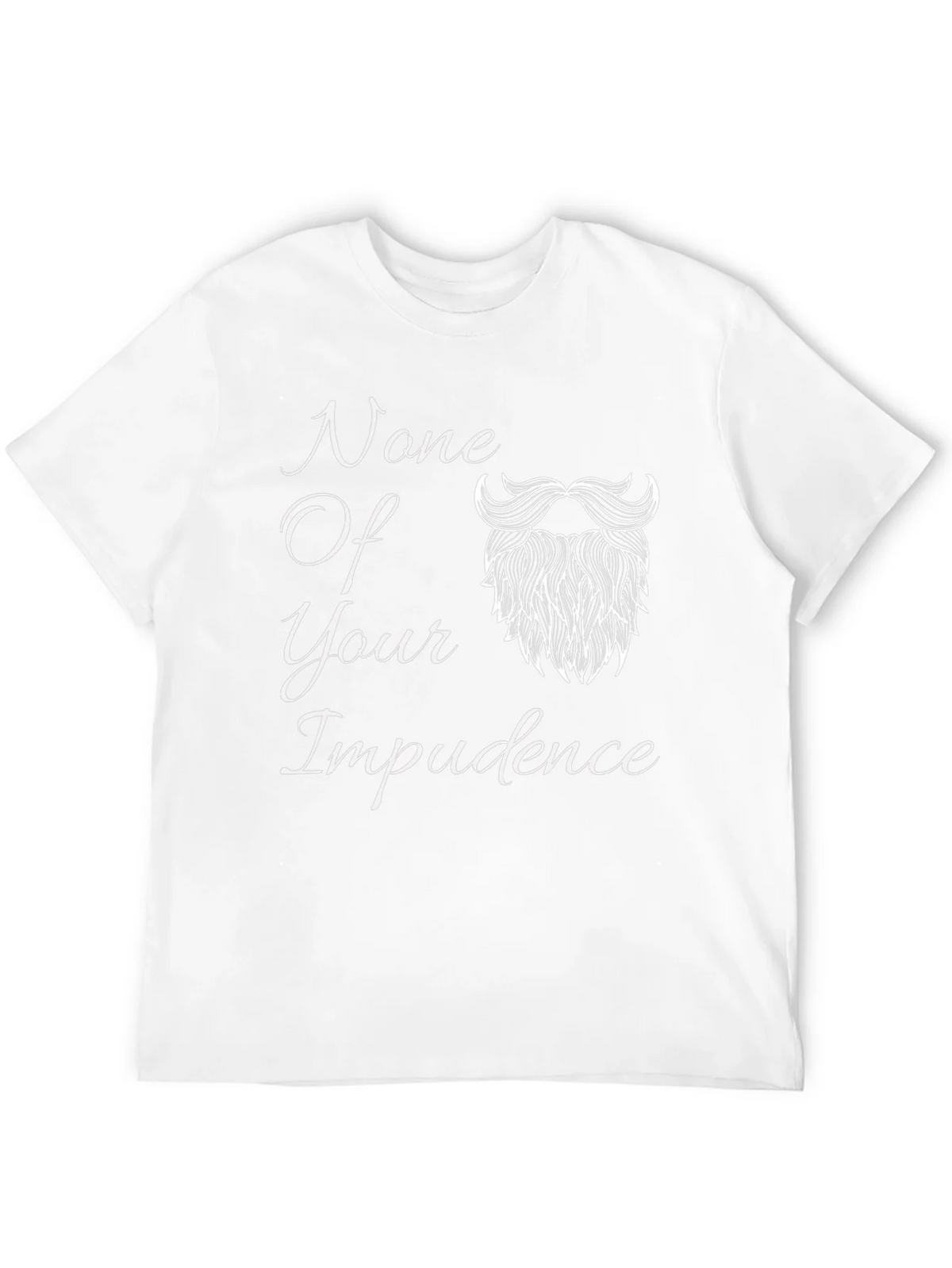 None Of Your Impudence Black T-Shirt product image 11