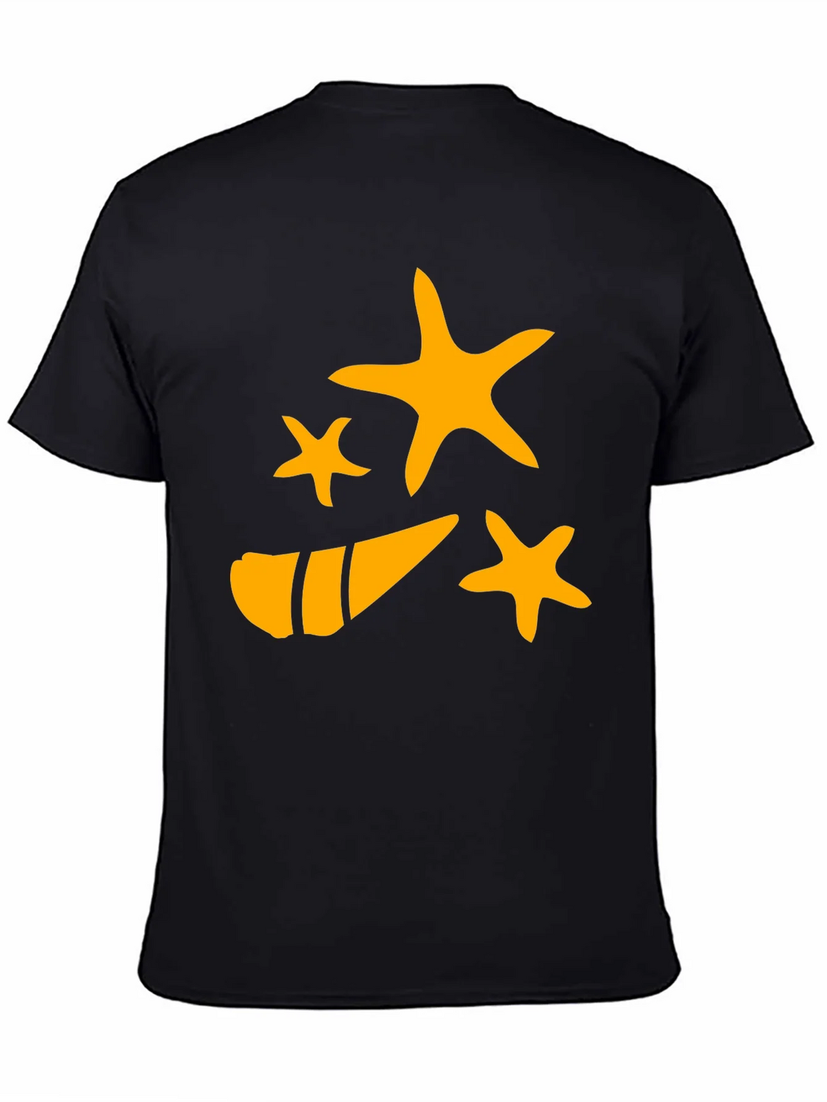 Starfish and Shell Graphic Tee - Black product image 4