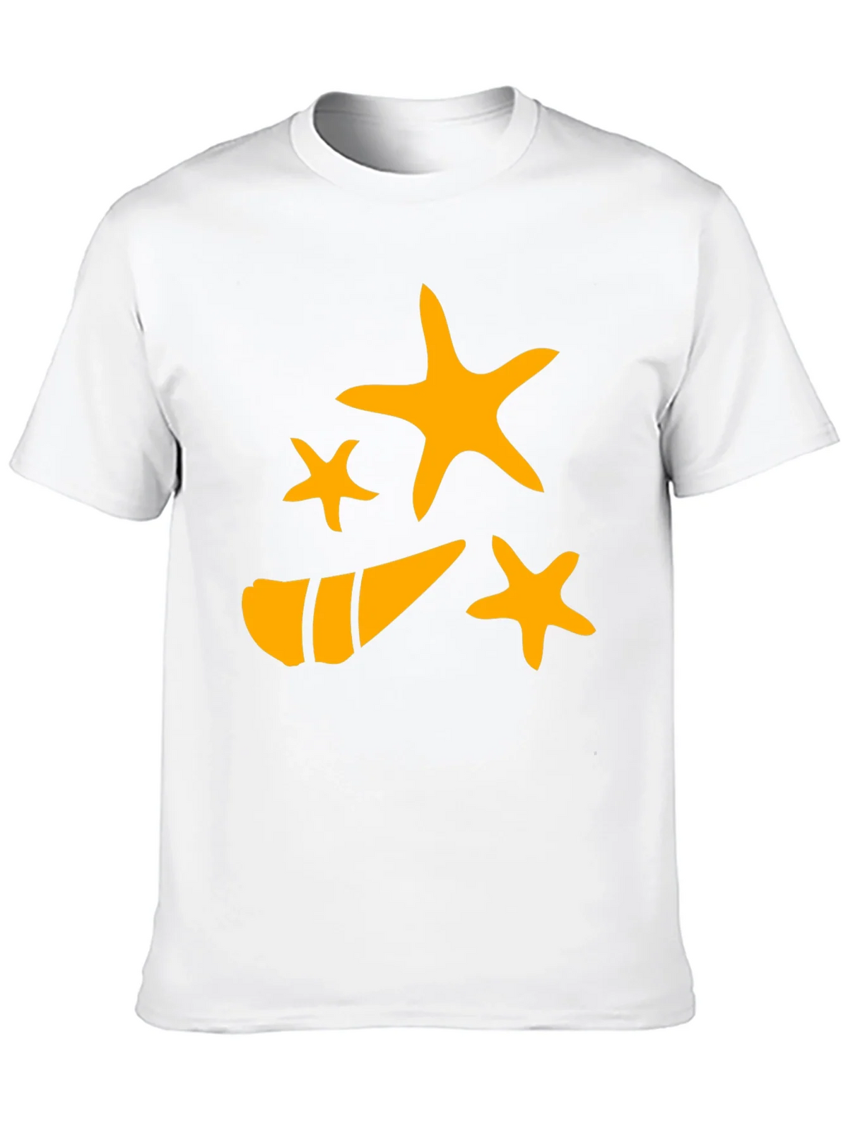 Starfish and Shell Graphic Tee - Black product image 9