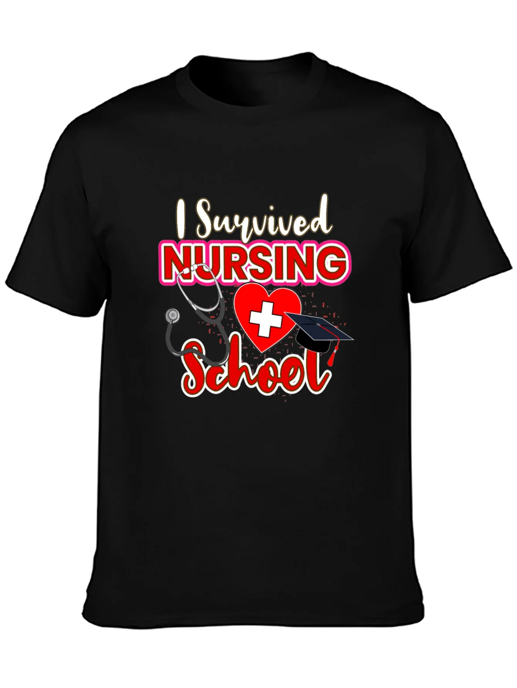 I Survived Nursing School T-Shirt product image 1